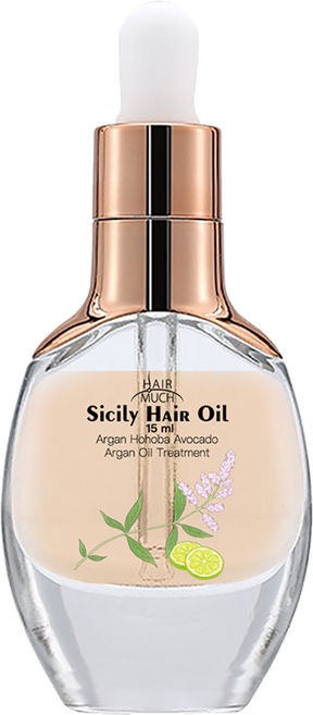 HAIR MUCH 檸檬西西里極萃護髮油 15ml 阿甘油 荷荷巴油 酪梨油, 1瓶