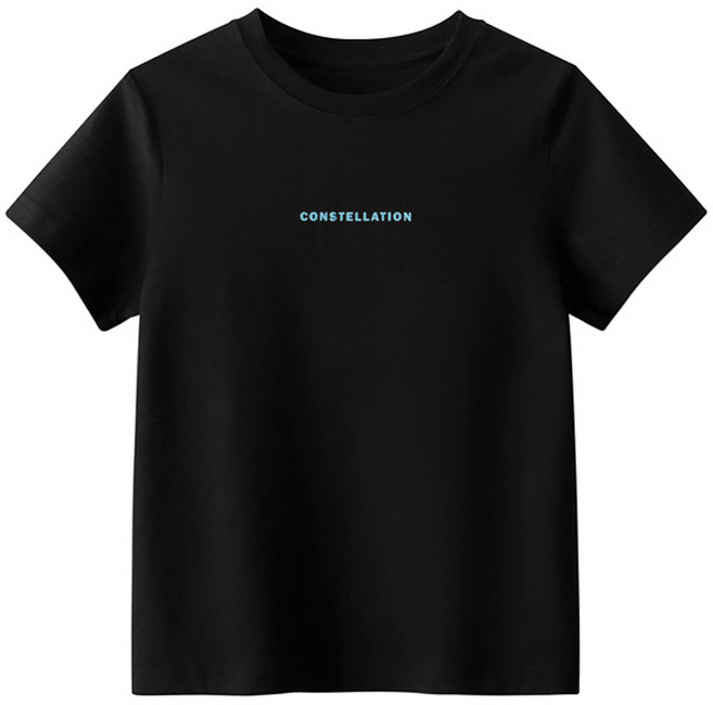 스타빈 아동용 통기성 별자리 프린팅 반팔 티셔츠