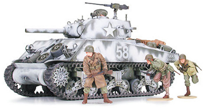 타미야 1:35 미국 셔먼 105mm 곡사포 탑재형 돌격지원 혼합색상 35251, 1개