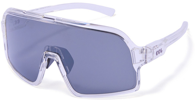 코코릭 주니어 미러렌즈 스포츠 브레드 선글라스 5-12세, 화이트클리어, 1개