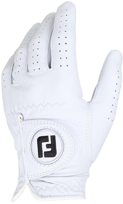 풋조이 남성용 양피 카브레타소프 골프장갑 왼손용, 화이트, 1개