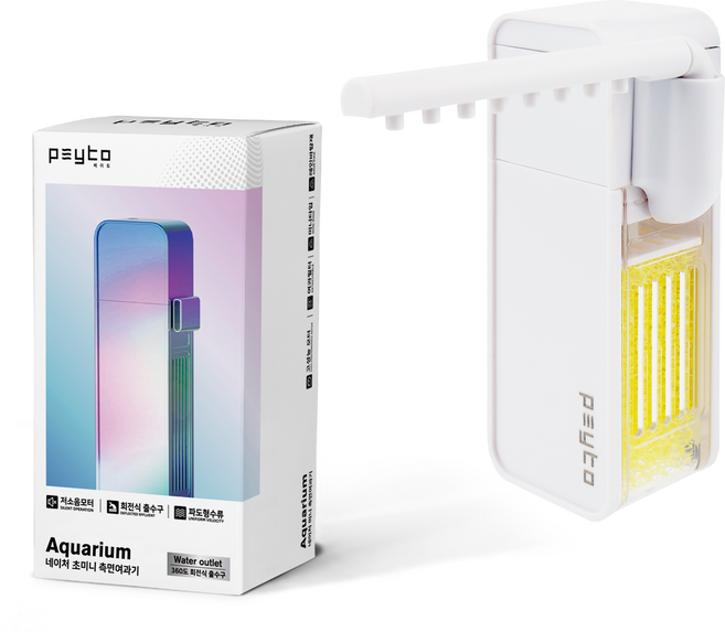 페이토 네이처 초미니 측면여과기 S PK-SM03E1, 3W, 1개