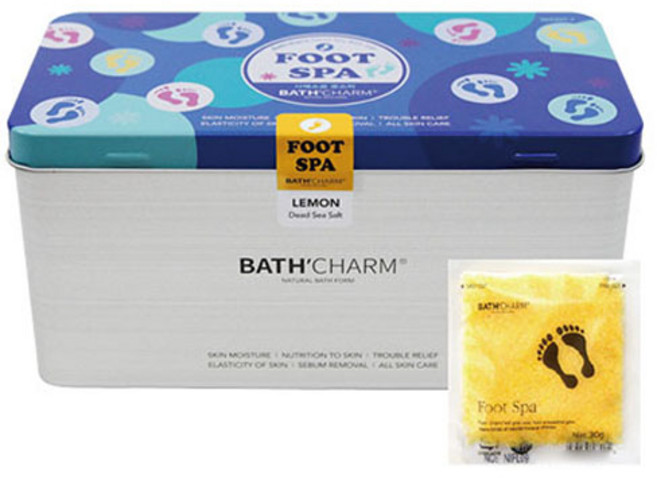 바스참 풋스파 틴케이스 레몬 30g, 30개입, 1개