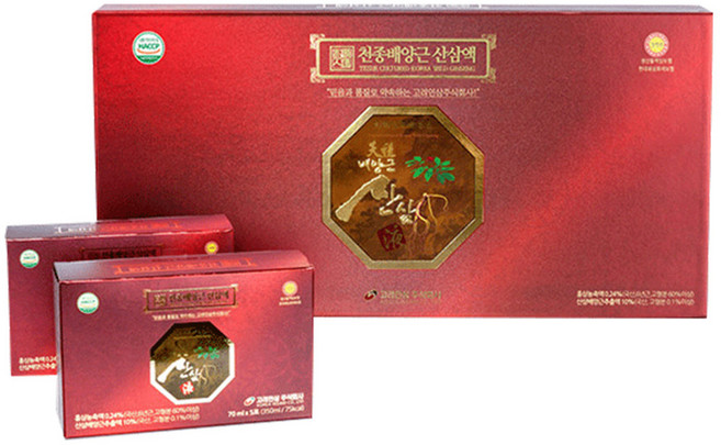 고려인삼 천종배양근 산삼액 30p + 쇼핑백, 2.1L, 1개