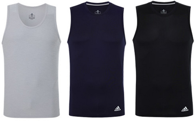 아디다스 남성용 에어로레디 에센셜 런닝 3종 세트