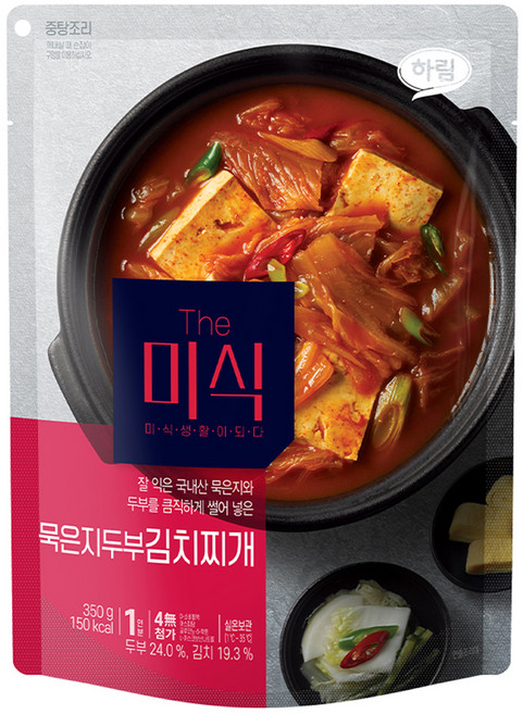 더미식 묵은지두부김치찌개, 350g, 1개