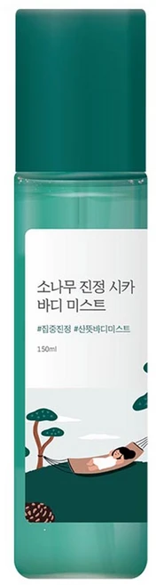 라운드랩 소나무 진정 시카 바디 미스트, 150ml, 1개 - 쿠팡