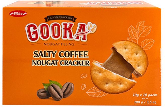 비비카 구카 솔티 커피 누가 크래커, 100g, 1개