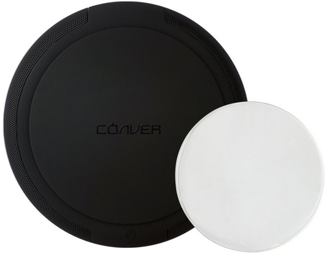 코버 노루페인트 차량용 공기청정기 + 부착패드 세트, NRCV-01(공기청정기), 블랙(공기청정기), 화이트(부착패드)