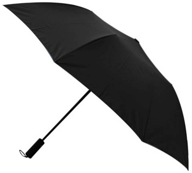 브룩스톤 2단 솔리드 골프우산, 블랙, 1개