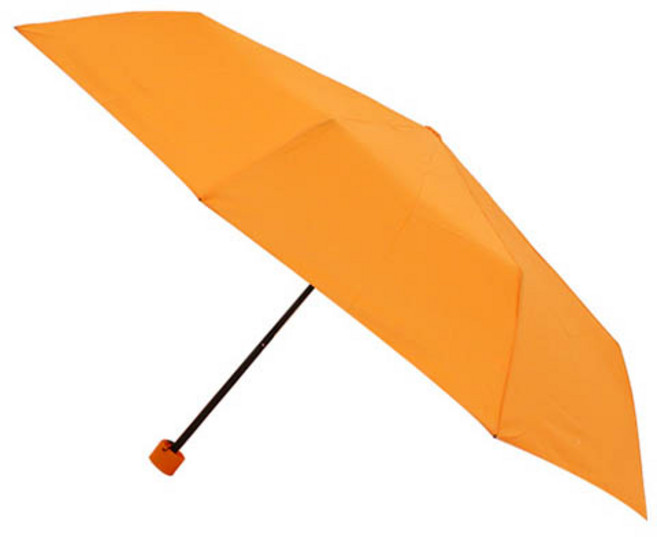 카르페디엠 3단 솔리드 골프 수동우산, 오렌지, 1개