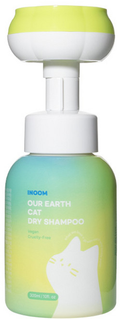 이눔 고양이 아워어스 캣 드라이 샴푸, 300ml, 1개입, 1개