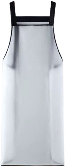 아이엠판다 우레탄 방수 앞치마 75cm, 반투명 화이트, 1개