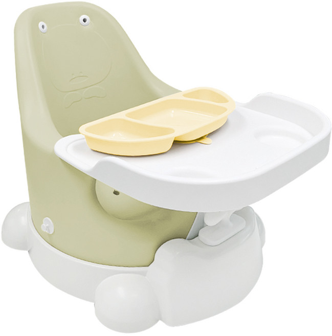 젤리맘 무나 부스터체어 유아흡착식판 4종 세트, 옐로우(식판)