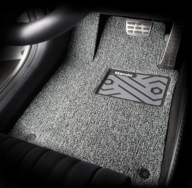 HL만도 컬러풀 와이드 볼륨쿠션 코일카매트, 르노 SM3 네오 L38 2014년 4월형~, 그레이