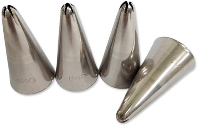 모양깍지 6발별 840 작은사이즈, 은색, 단품, 4개