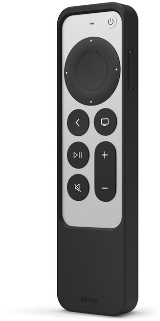 엘라고 R2 2021 애플티비 4K 리모컨 케이스, 블랙, 1개