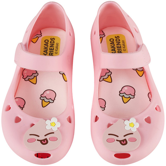 카카오프렌즈 여아용 썸머 젤리슈즈