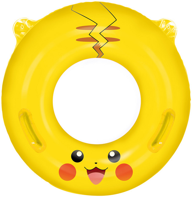 위니코니 포켓몬스터 유아용 손잡이 원형 튜브 70cm, 혼합색상, 1개