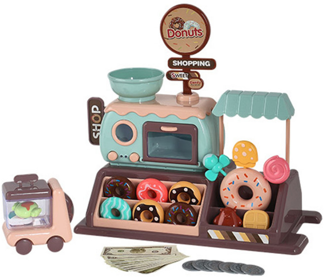 캐스비 플레이 스윗 베이커리카페 주방놀이 2609, 혼합색상, 1개