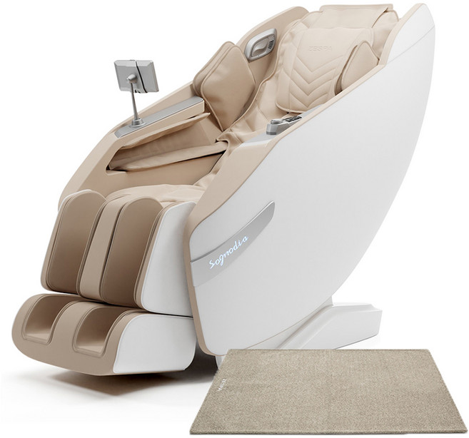 제스파 소노디아 안마의자 + 전용 러그 세트 방문설치, ZPC2225(안마의자), ZP540(러그), 밀크브라운(안마의자), 브라운(러그)