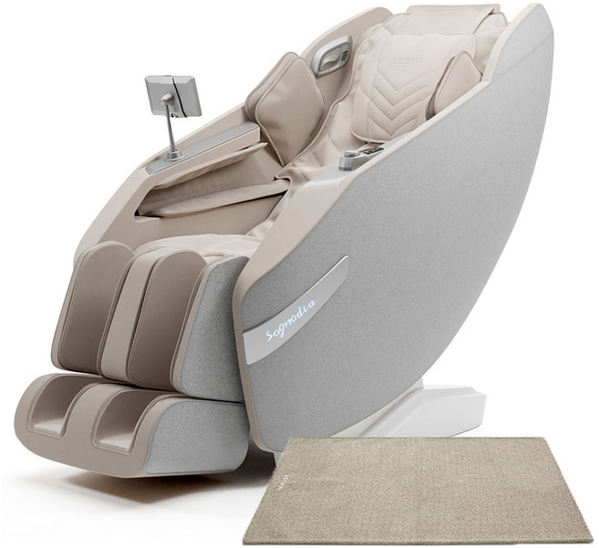 제스파 소노디아 안마의자 + 전용 러그 방문설치, ZPC2226(안마의자), ZP540(러그), 모던그레이(안마의자) + 브라운(러그)