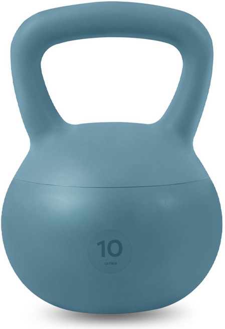 atflee 軟式壺鈴, 1個, 海軍灰, 10kg