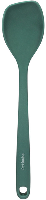 쁘띠누베 실리콘 조리도구 스패츌라 소, 브리즈블루그린, 1개