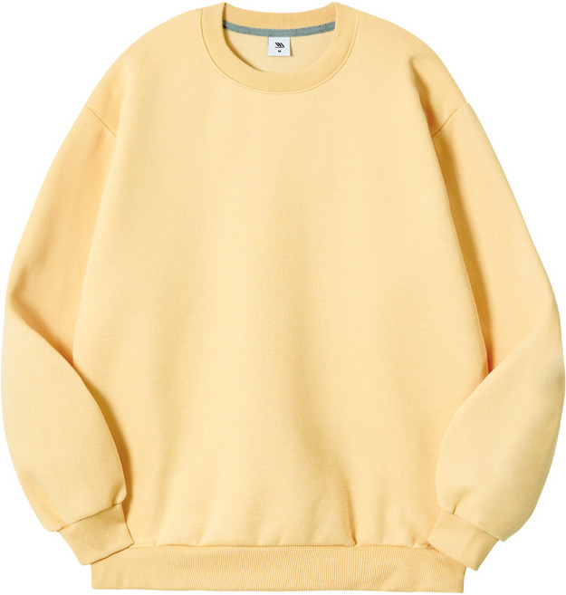 노멀스탠 남녀공용 오버핏 무지 맨투맨