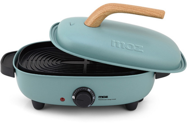 모즈 1~2인용 양면 전기그릴, DR-1200G(블루쉬그린)