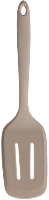 키친팩토리 플래티넘 실리콘 미니 뒤집개, 다크베이지, 1개