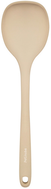 쁘띠누베 실리콘 이유식 조리도구 스패츌러 대, 비쥬 베이지, 1개