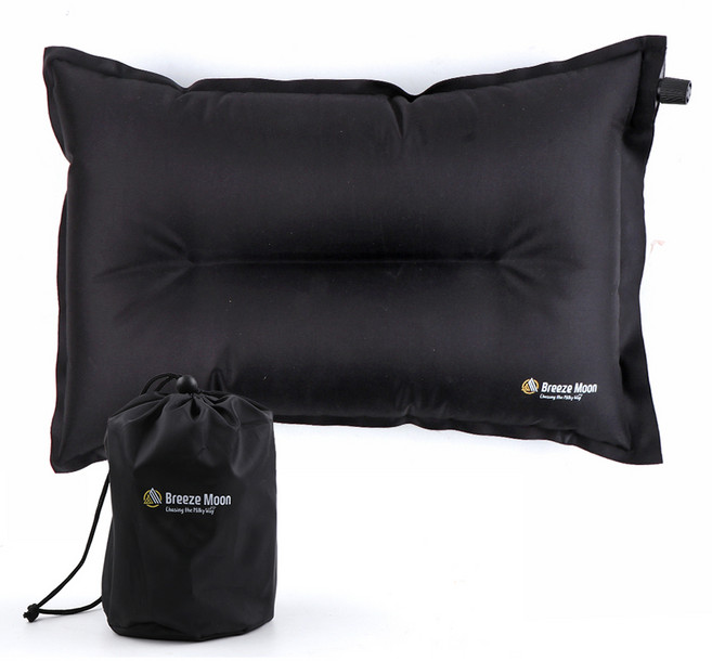 브리즈문 자충 에어 베개 기본형, 모던 블랙, 1개