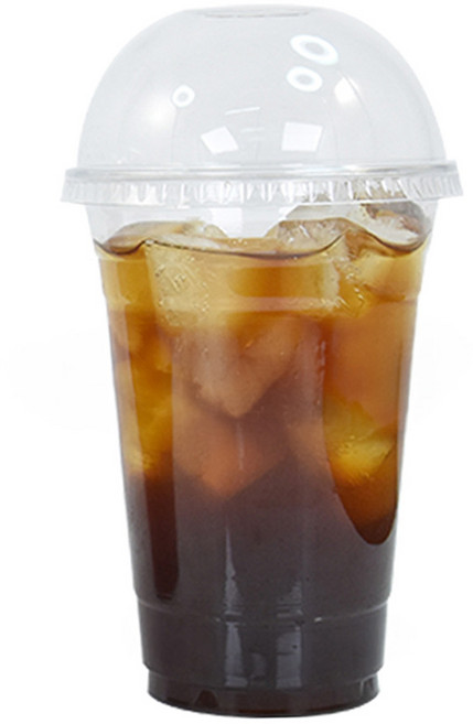 대성산업 98파이 PET 투명컵 + 돔리드, 600ml, 50개, 1세트