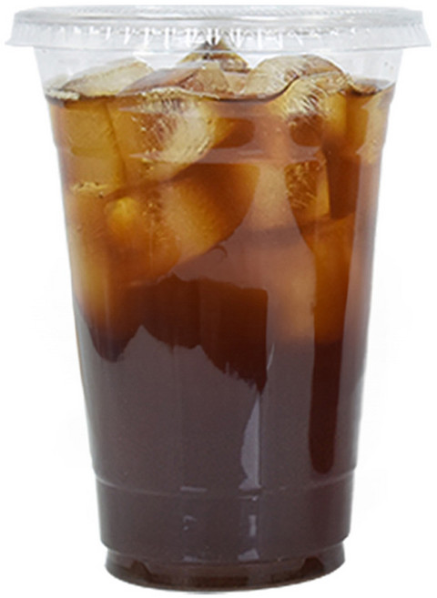 98파이 PET 투명컵 + 평리드, 600ml, 50세트, 1개