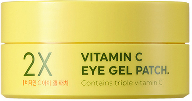 TONYMOLY 2X 維他命C眼膜 含三重維他命C, 60片, 1罐