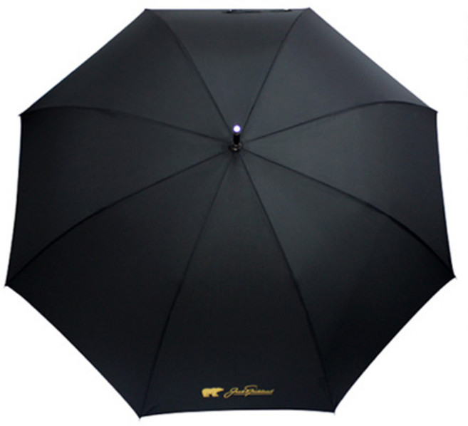 잭니클라우스 75 자동 늄 무지 골프 대형 우산, 검정, 1개