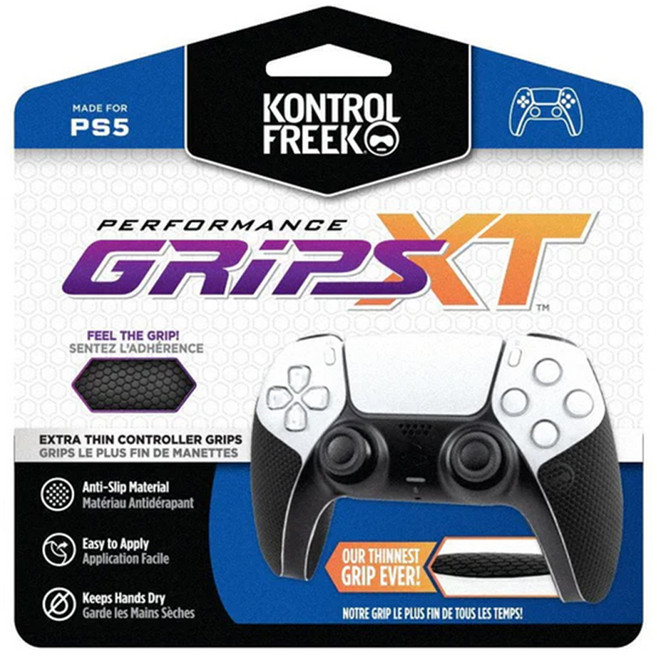 컨트롤프릭 Grips XT Extra Thin PS5 블랙, XT-4777, 1개