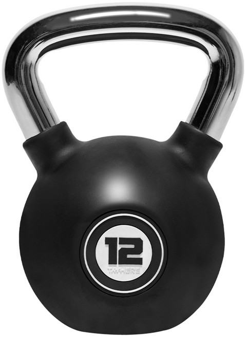 트라히어 아이언 케틀벨, 블랙, 12kg, 1개