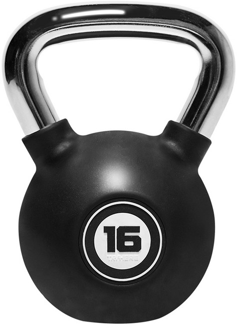 트라히어 아이언 케틀벨, 블랙, 16kg, 1개