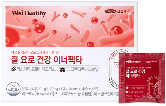 위시헬씨 질 요로 건강 이너펙타 유산균, 30회분, 1개