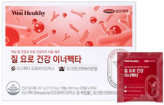 위시헬씨 질 요로 건강 이너펙타 유산균, 30회분, 1개 - 쿠팡