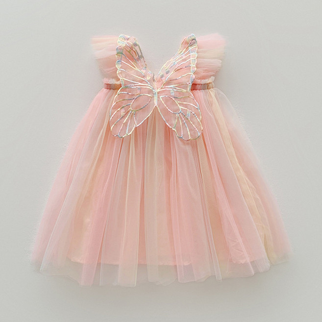YooVely 女童款 Luto 蝴蝶蓬蓬公主連身裙