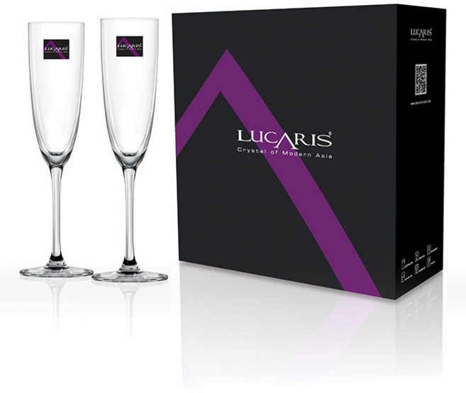 루카리스 오션글라스 도쿄 템테이션 샴페인 와인잔, 145ml, 2개