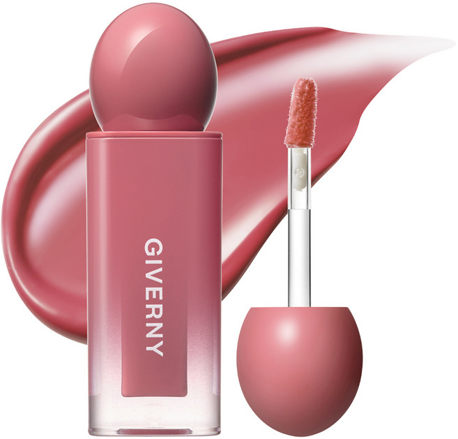 지베르니 듀이 립 글레이즈 틴트, 01 뮤티드 피치, 4.9g, 1개