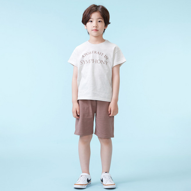 삼소니 아동용 통기성 리미트 반팔 상하의 세트