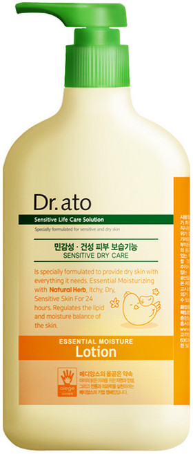 닥터아토 유아용 에센셜 모이스춰 로션, 500ml, 1개