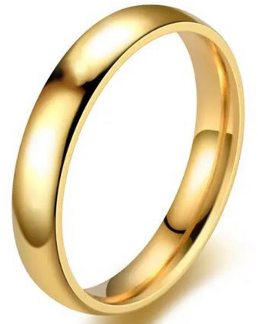 젤루나 써지컬 4mm 레이어드 유광 볼드 반지 B-02