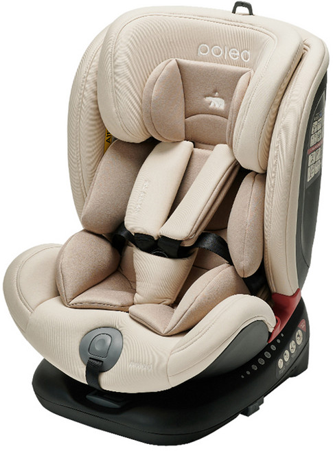 폴레드 올에이지 360 회전확장형 카시트 고정형 + 락킹벨트, 멜로우베이지