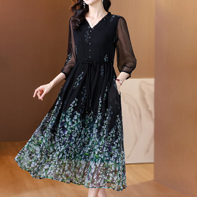 포플러앤씨 더모렌 쉬폰 원피스 P24SMOPS031010 빅사이즈 포함